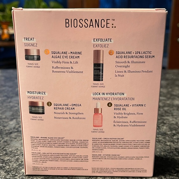 Biossance Your Clean Routine Rapid Radiance treat, exfoliate moisturize lock in - Picture 6 of 6